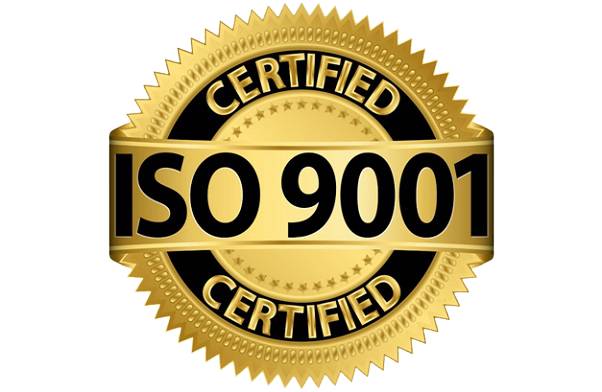 ISO 9001 certified