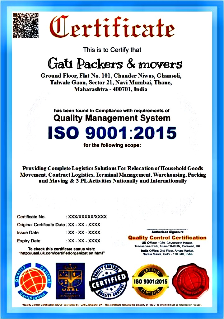 Awards QMS Gati