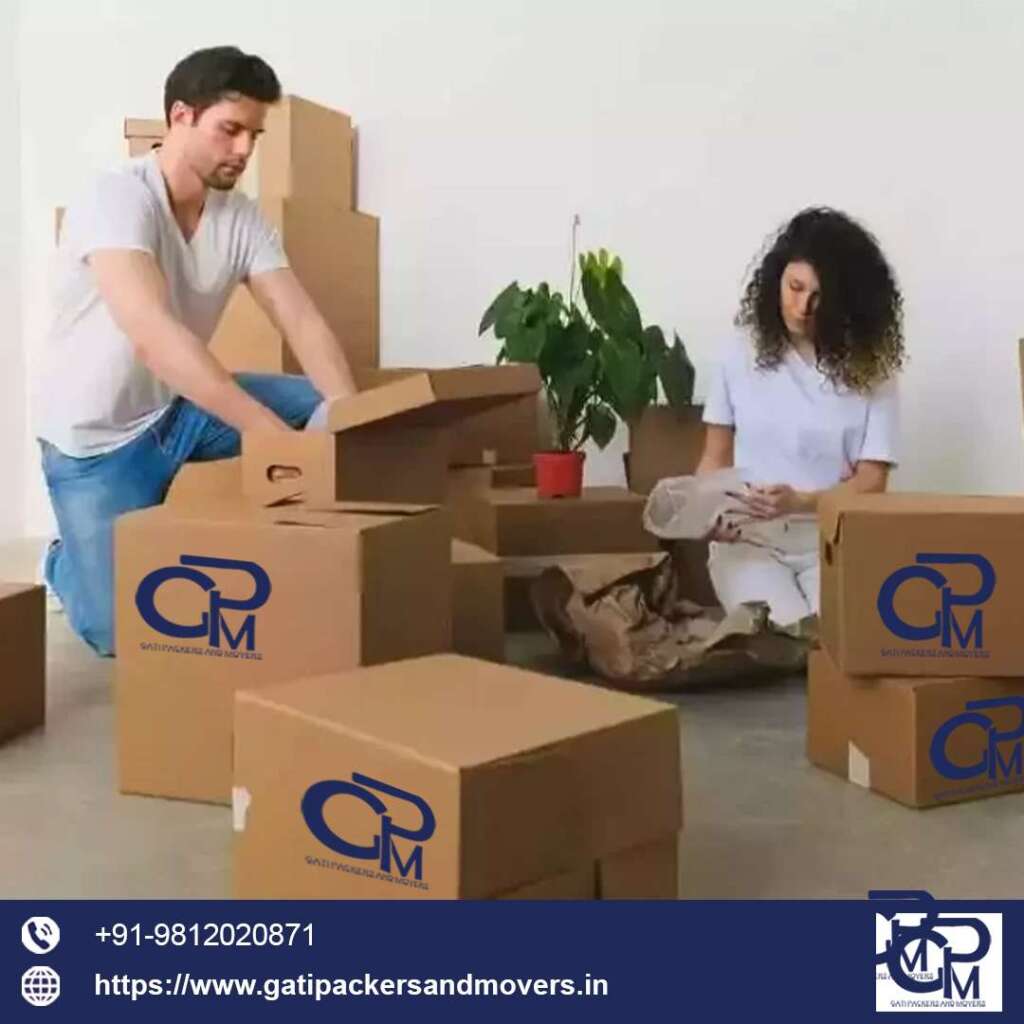 wife and husband making notes regrading packaging plan which she will share wih gati packers and movers hyderabad